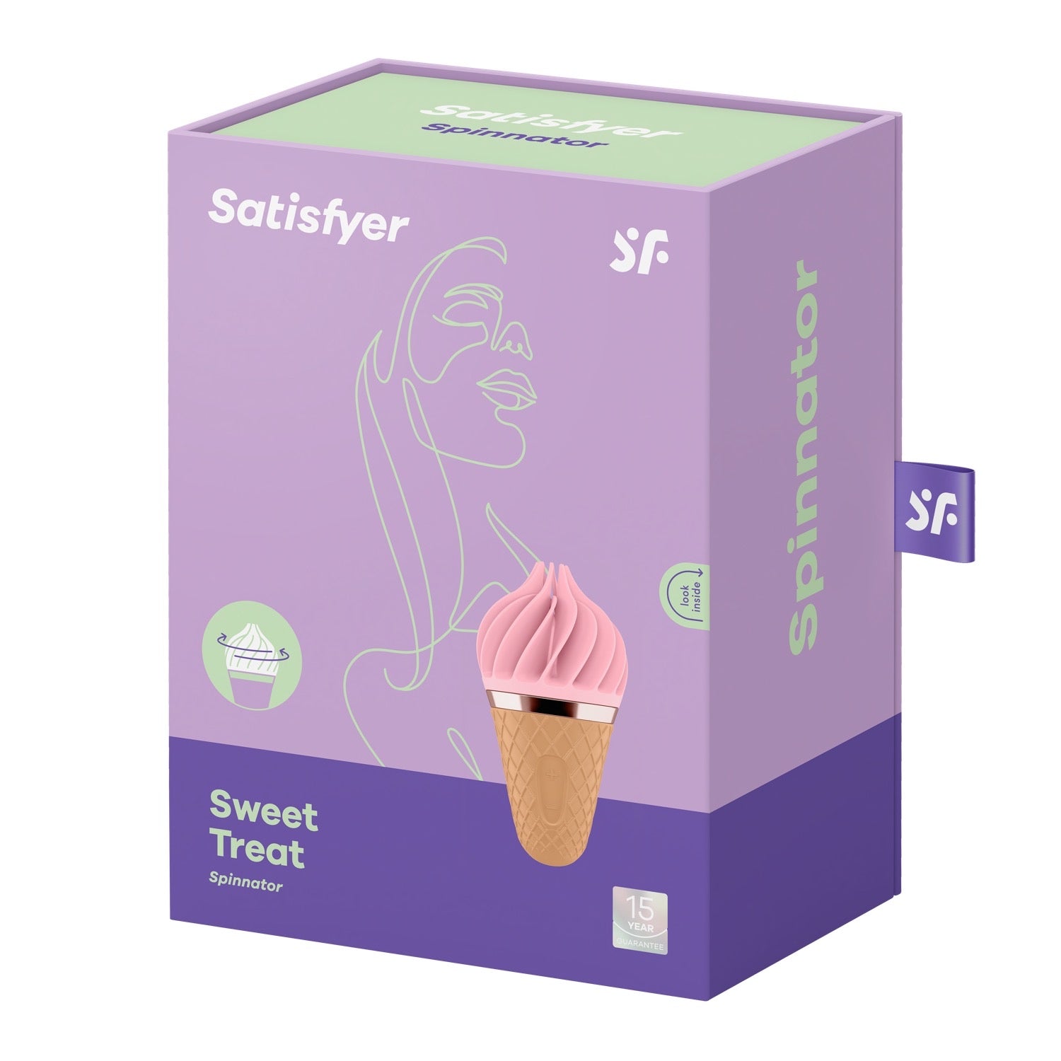 Satisfyer Sweet Treat Spinnator - Pink by Satisfyer