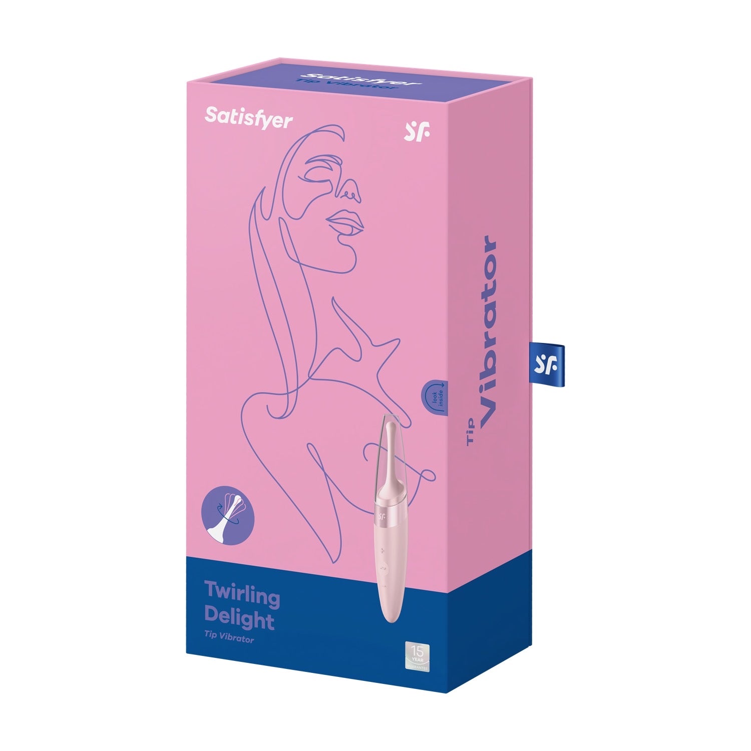 संतुष्ट करनेवाला घुमावदार प्रसन्नता - गुलाबी by Satisfyer