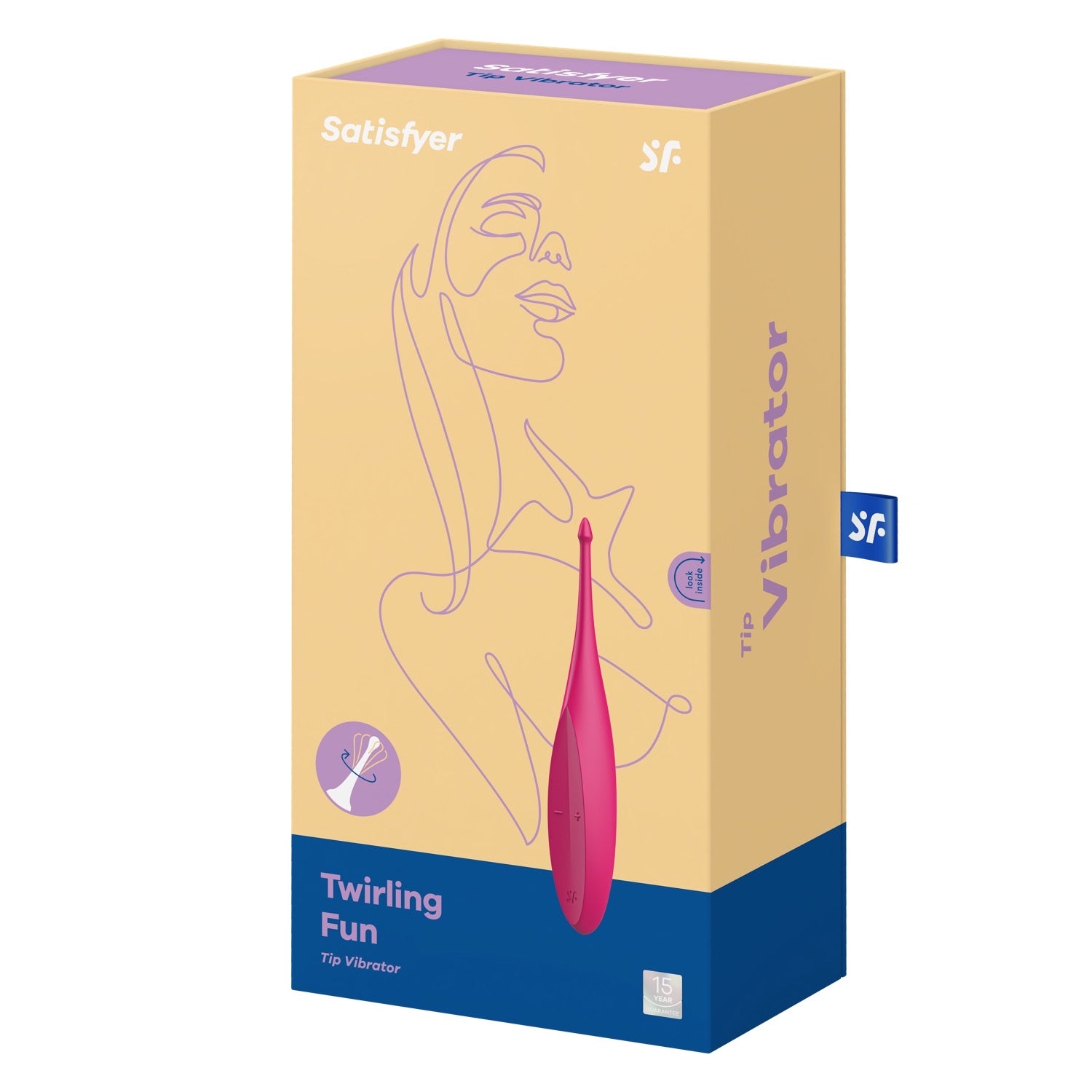 संतुष्ट करनेवाला घूमता हुआ मज़ा - बैंगनी by Satisfyer