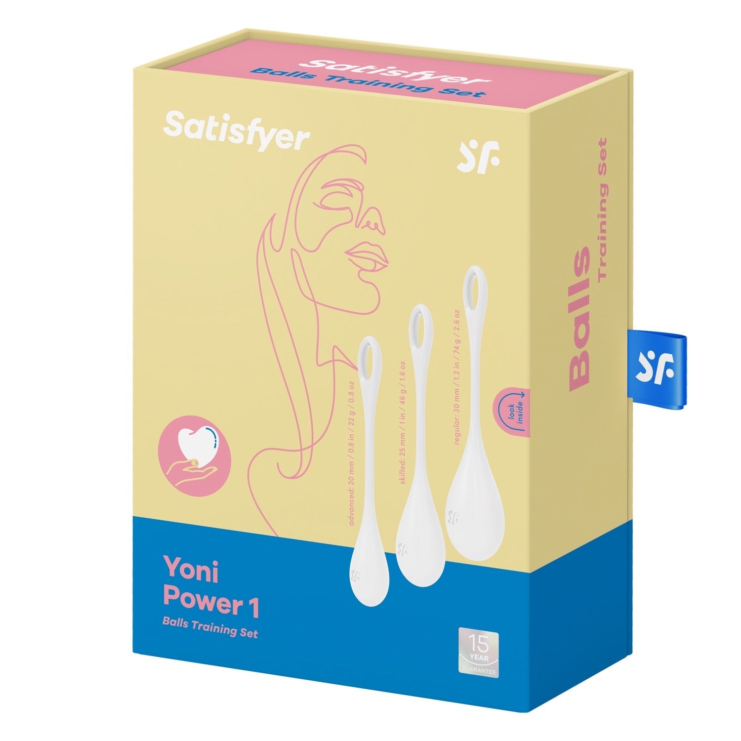 संतुष्ट करनेवाला योनि 1 - सफ़ेद by Satisfyer